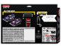 Rückseite der Carrera GO!!! Extension Pack Verpackung mit Schienenteilen und Autos.