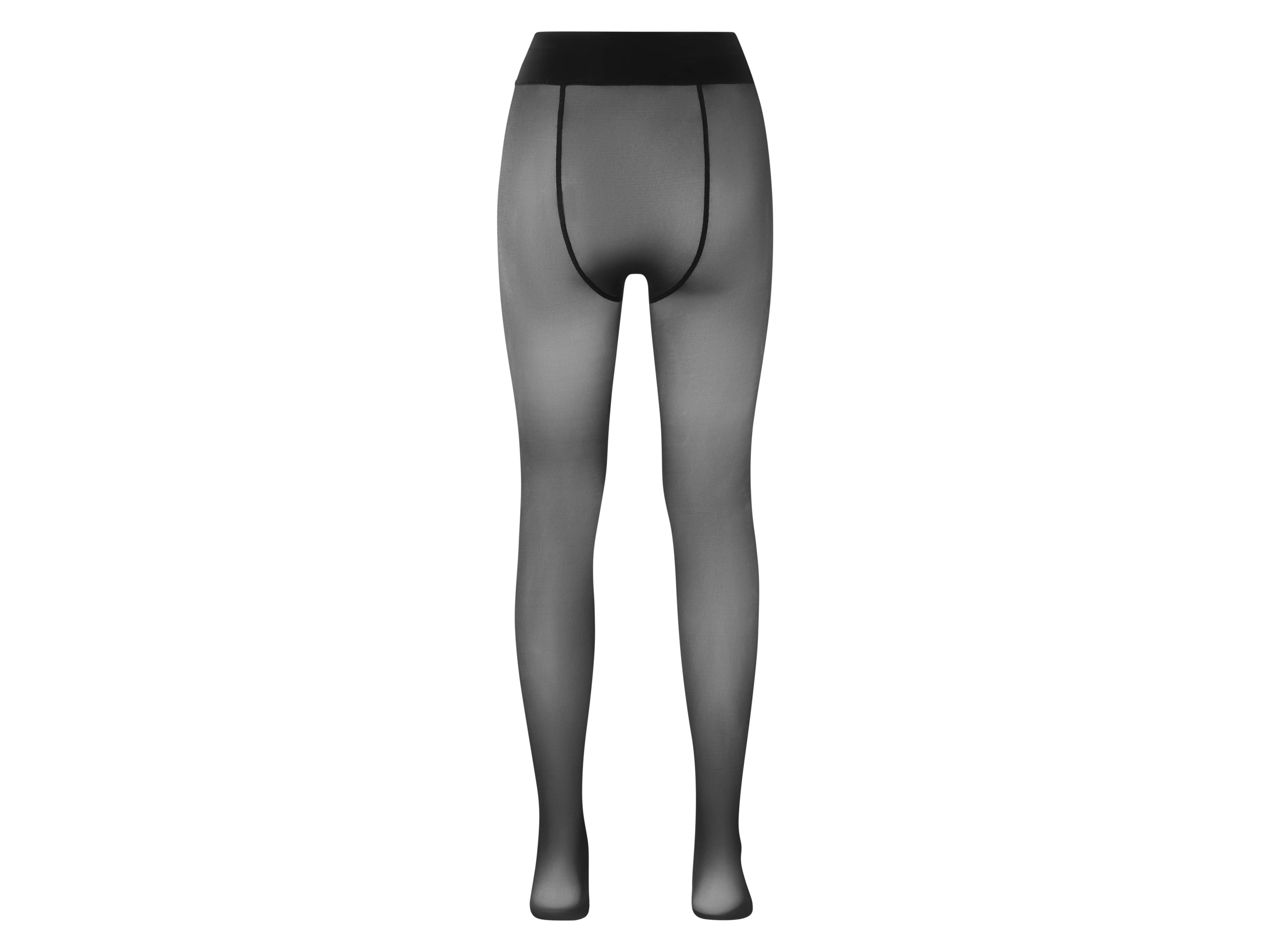 Thumbnail - esmara® Damen Thermostrumpfhose 70DEN mit nude (schwarzes Netz, M(40/42))