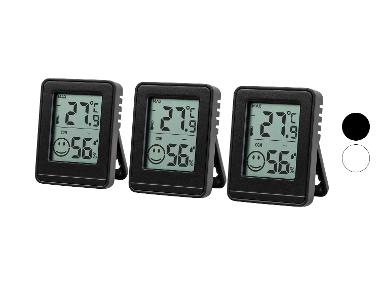 LIVARNO® Thermo-Hygrometer, 3 Stück