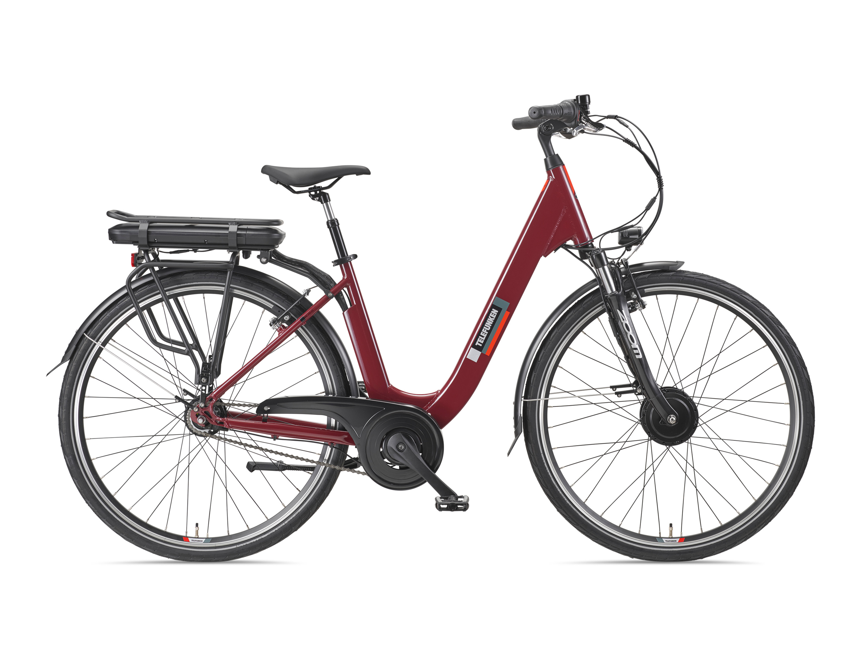 Telefunken E-Bike Cityrad Multitalent RC845, 7 Gang Shimano, Nabenschaltung, Frontmotor, 468 Wh, (28 Zoll, Straßenzulassung, ca. 100 km Reichweite), Pedelec, El – Bild 2 von 4