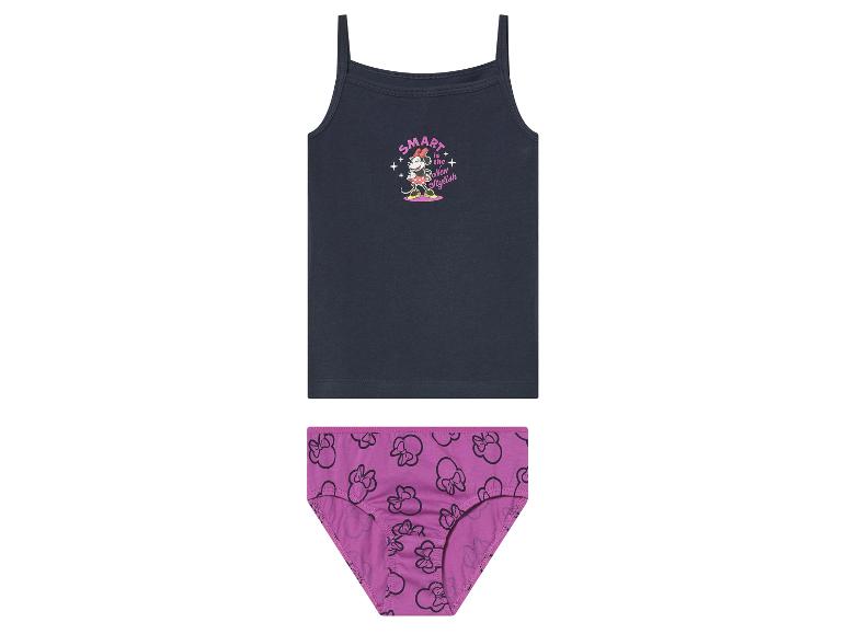 Minnie Mouse Set: Top und Unterhose, Minnie-Motiv.