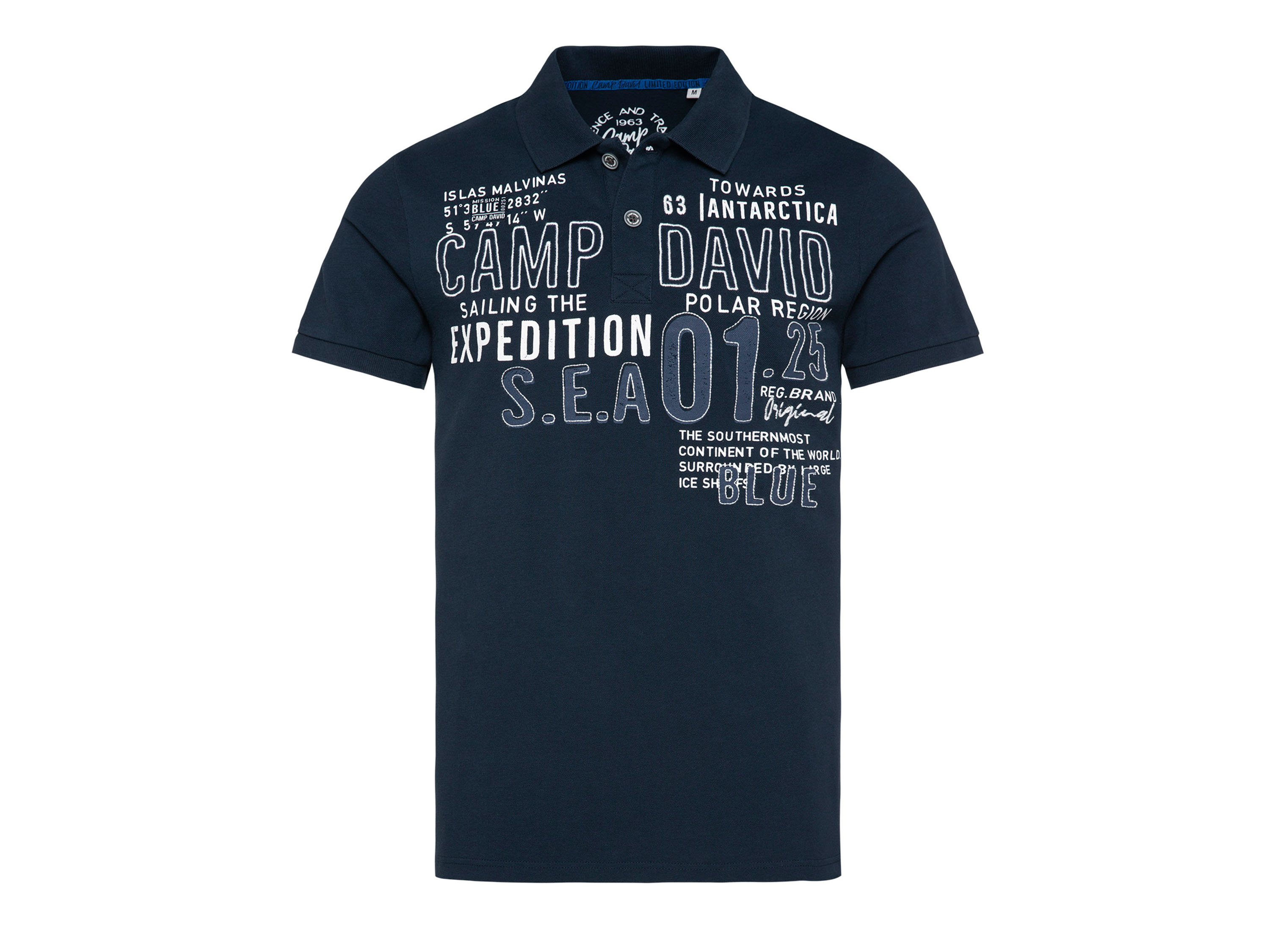 Camp David Herren Poloshirt (Navy, L) | 04061519288514