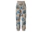 Beige Kinder-Jogginghose mit Rettungsfahrzeug-Print und „TO THE RESCUE“-Schriftzug.