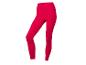 Rote Damen-Sportleggings mit hohem Bund