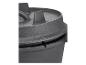 GSW Dutch Oven schwarzer Gusseisentopf mit Deckel und Deckelheber.