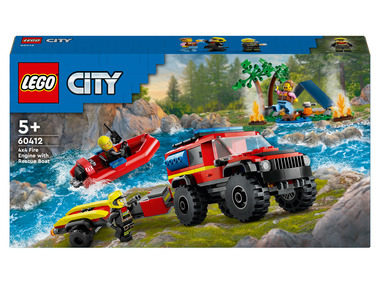 LEGO® City - 60412 »Feuerwehrgeländewagen mit Rettungsboot«