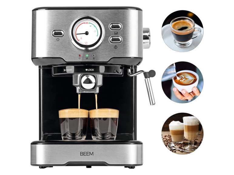 Gehe zu Vollbildansicht: BEEM Siebträger-Maschine »Espresso Select«, 1100 W - Bild 6