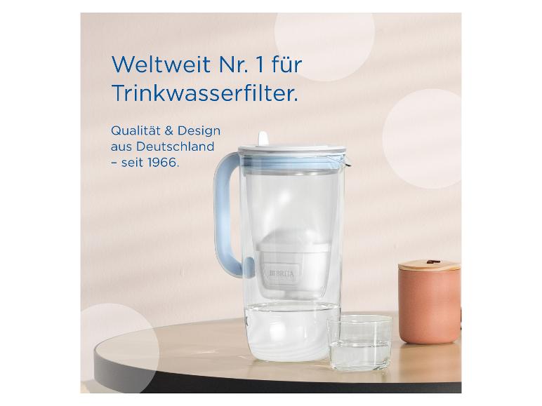 BRITA Glas Wasserfilter-Kanne, inkl. 1x MAXTRA PRO Pure Performance