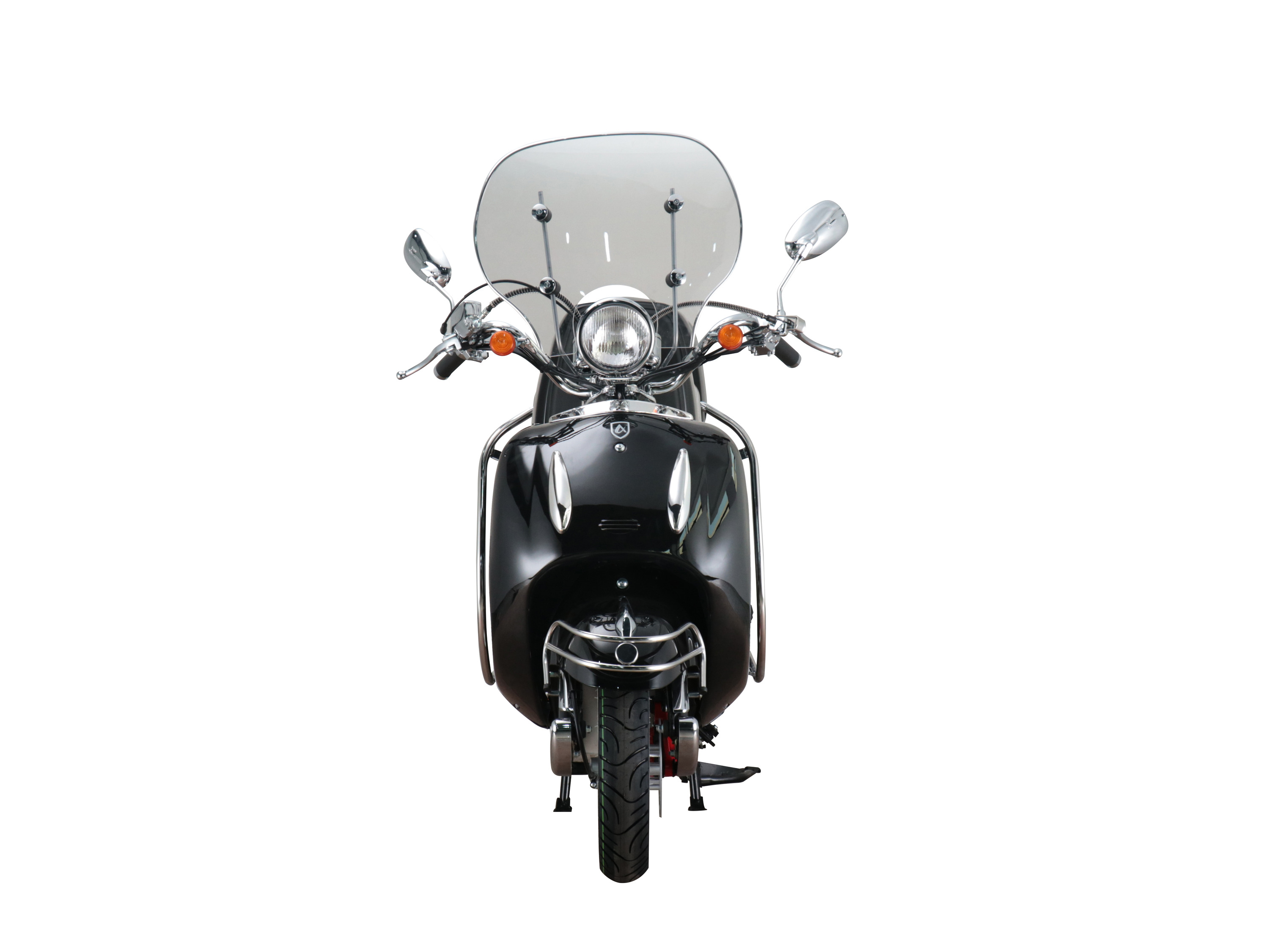 ALPHA MOTORS Motorroller Retro Firenze Limited 125 ccm EURO 5 (Schwarz, 85 km/h) – Bild 2 von 4
