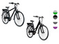 Zwei schwarze E-Bikes im sportlichen Design.