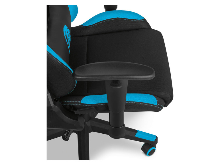 Gehe zu Vollbildansicht: LIVARNO home Gamingstuhl im Racing- Design, schwarz/blau - Bild 7