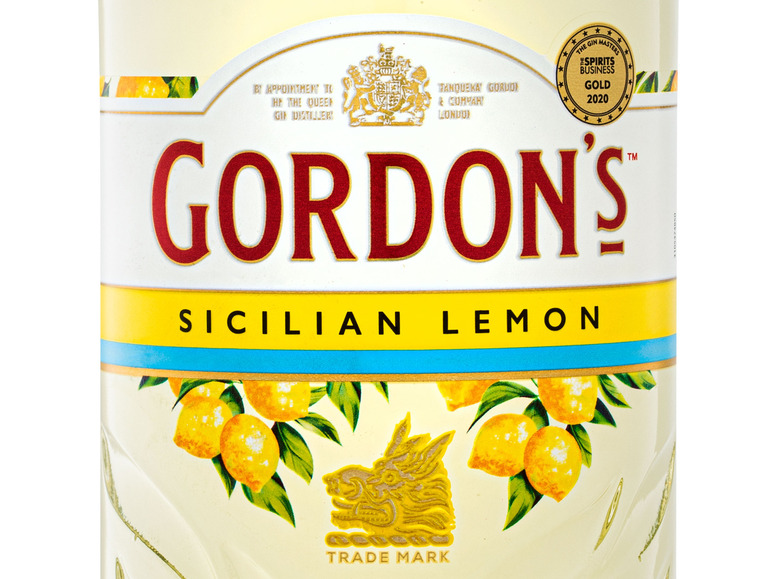Gehe zu Vollbildansicht: GORDON'S Sicilian Lemon Distilled Gin 37,5% Vol - Bild 2
