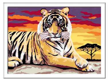 Ravensburger Malen nach Zahlen »Majestätischer Tiger«   
