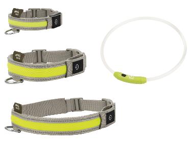 MAX & MILA'S WORLD - LED-Hundehalsband / LED-Hundeleuchtschlauch