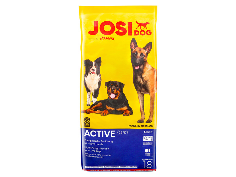 Gehe zu Vollbildansicht: JosiDog Hundetrockennahrung Active, 18 kg - Bild 1