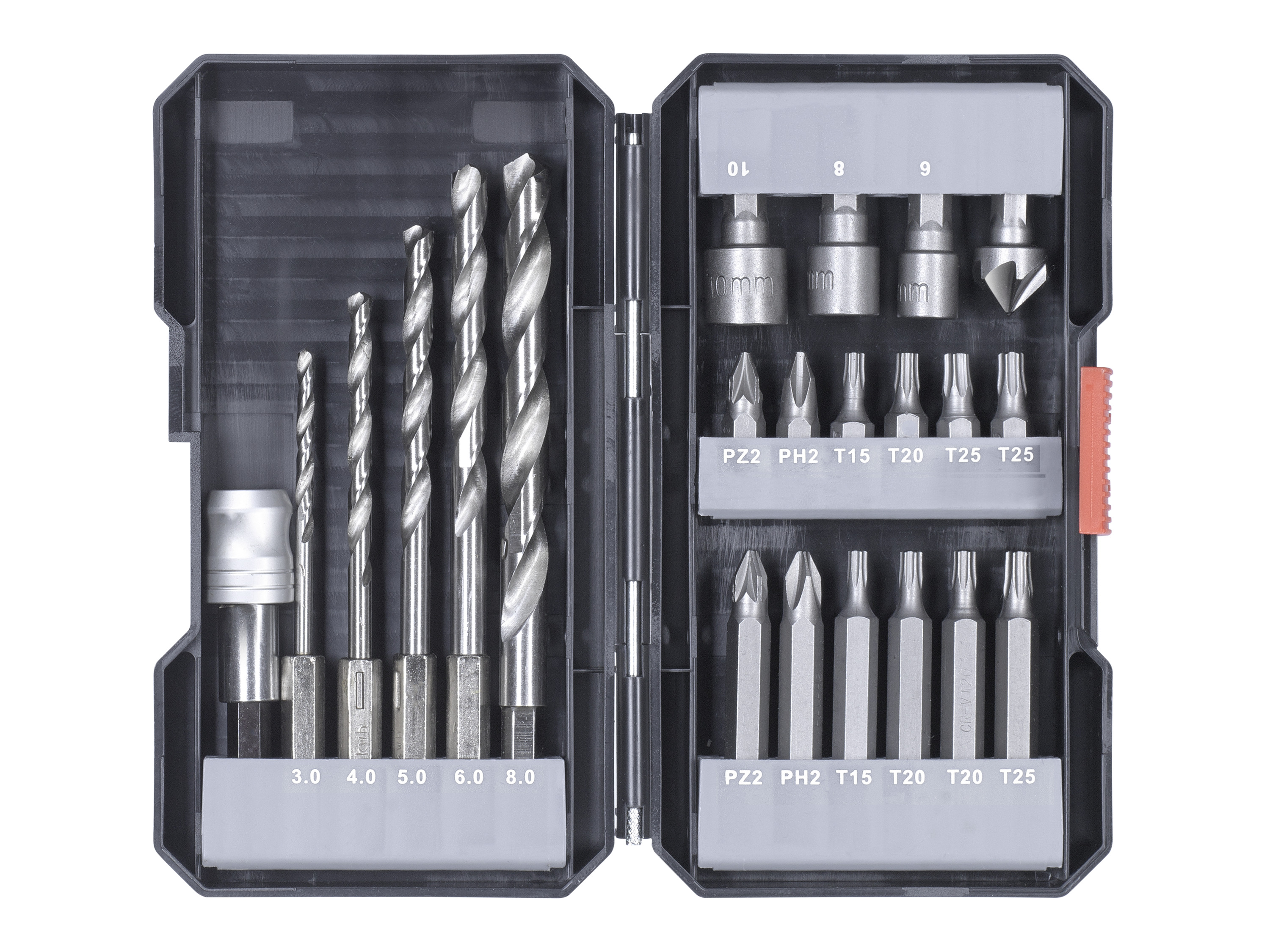 KWB Bit-Bohrerbox, 22-teilig