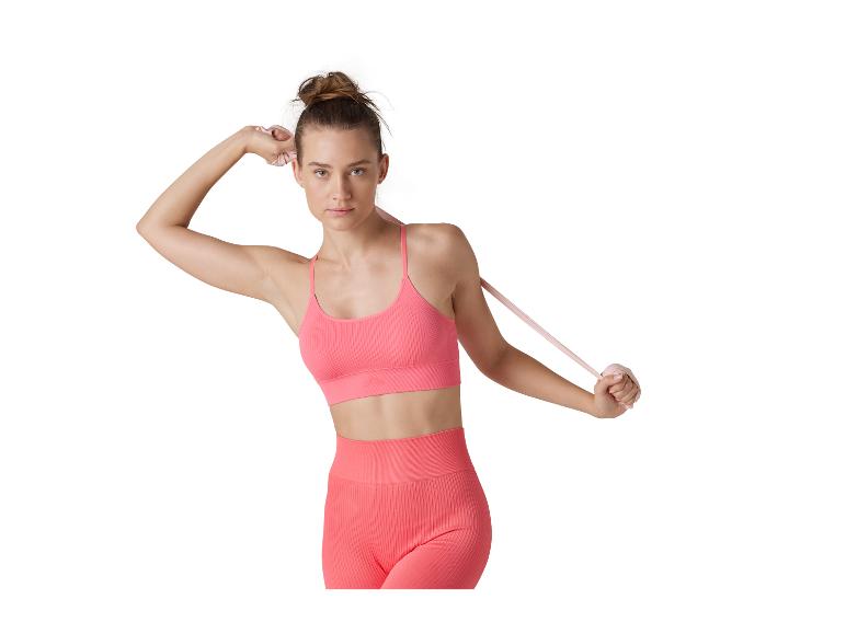 Geripptes Sportbustier, Light-Level