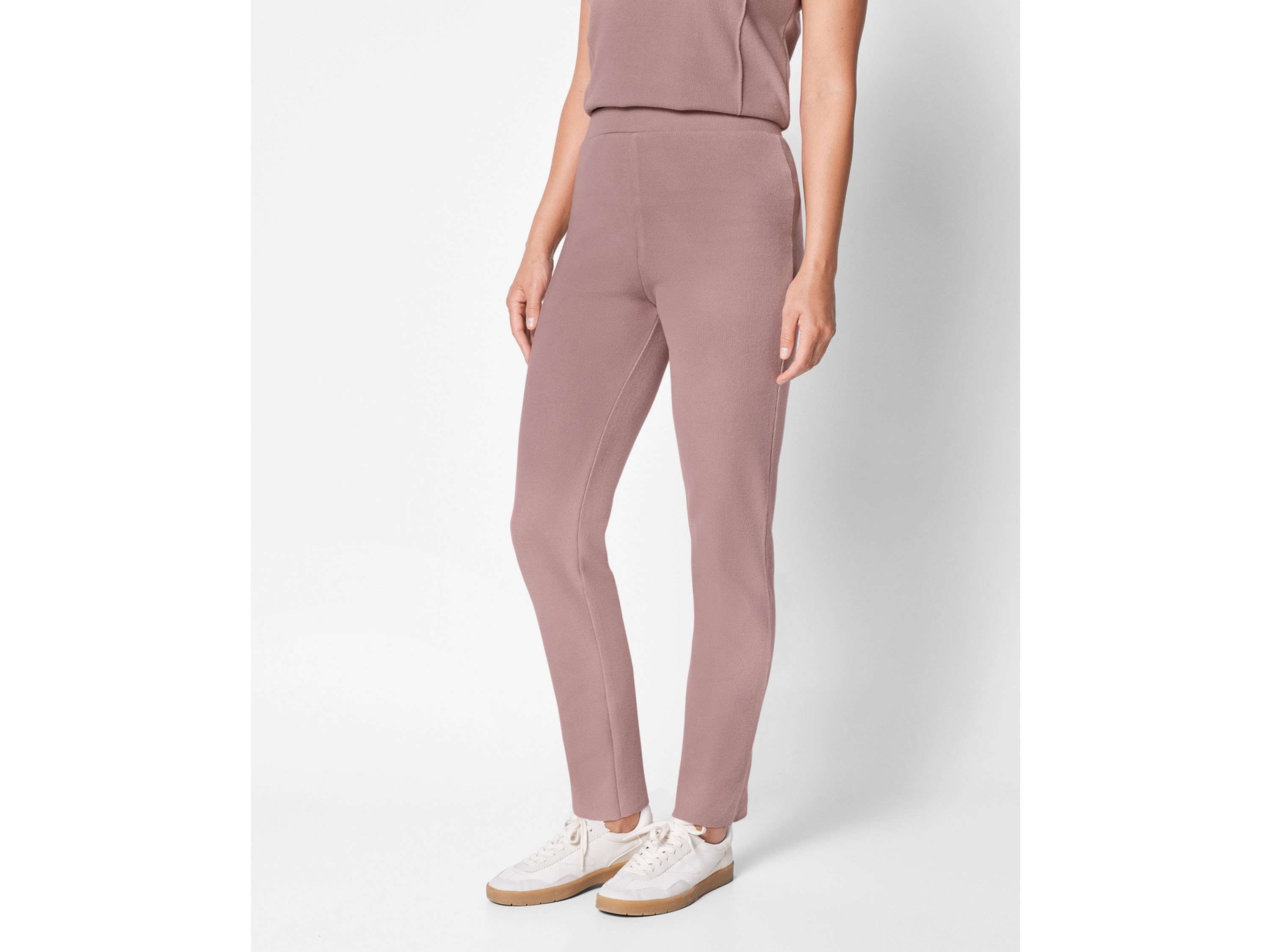 ESMARA® Damen Hose Loungewear (Slim Fit, Rosa, M(40/42)) – Bild 2 von 3