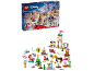 Kinder-Adventskalender mit Minipuppen und weihnachtlichem Spielzeug zum Zusammenbauen