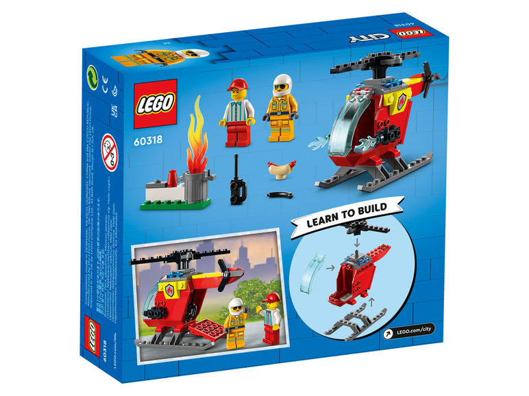 Gehe zu Vollbildansicht: LEGO® City 60318 »Feuerwehrhubschrauber« - Bild 2