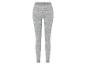 Graue Leggings mit Weihnachtsmuster 'Merry Xmas'.