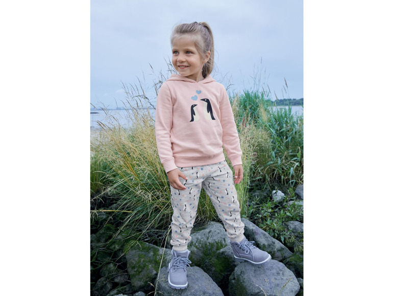Gehe zu Vollbildansicht: lupilu® Kleinkinder Mädchen Sweatanzug, 2-teilig, mit Baumwolle - Bild 12