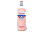 Eine Flasche Gordon's alkoholfreier Gin, in Pink.