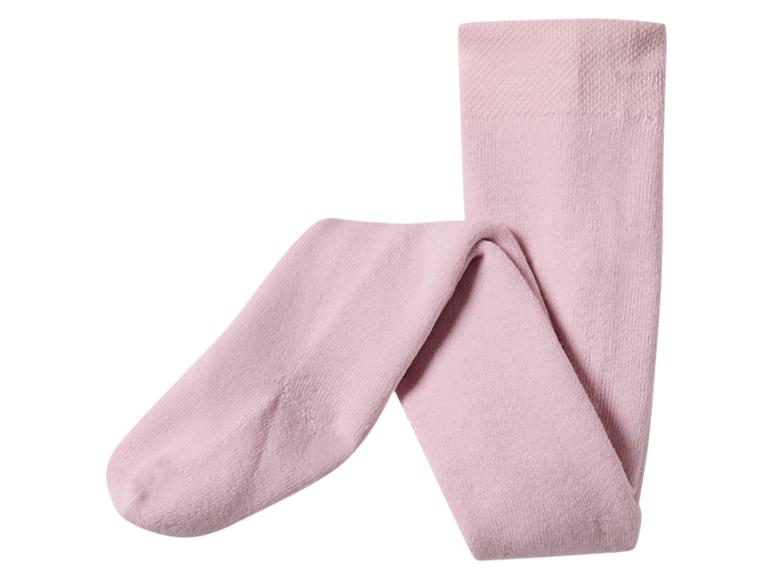 Kinder hellrosa Baumwollstrumpfhose.