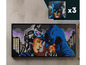 Ein LEGO Art Set mit Batman und Catwoman.