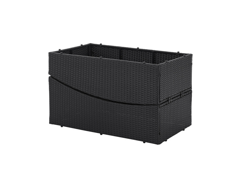 Faltbare Outdoor-Sonnenliege Schwarz – Gartenliege Zum Relaxen, Camping & Strand
