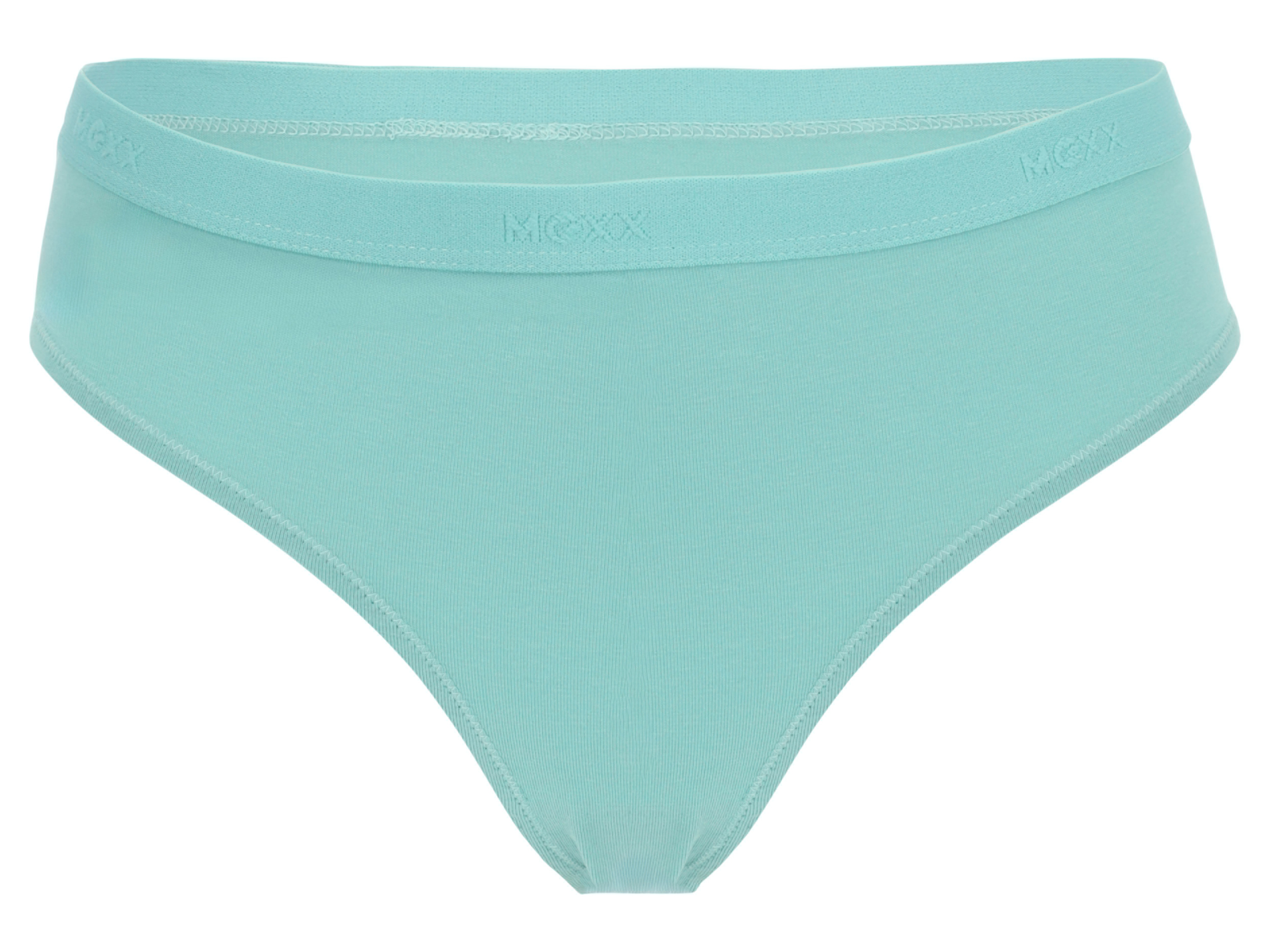 Thumbnail - MEXX Damen Slips, 3 Stück (schwarz/petrol/grün, L)