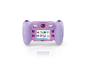 Eine lila Kinderkamera von SilverCrest mit Touchscreen.