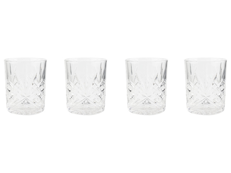 Gehe zu Vollbildansicht: ERNESTO Longdrink-Glas / Gin- Whiskey-Wasser Glas, 4 Stück, spülmaschinengeeignet - Bild 1