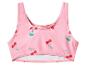 Rosa Bikini-Oberteil mit Kirschprint