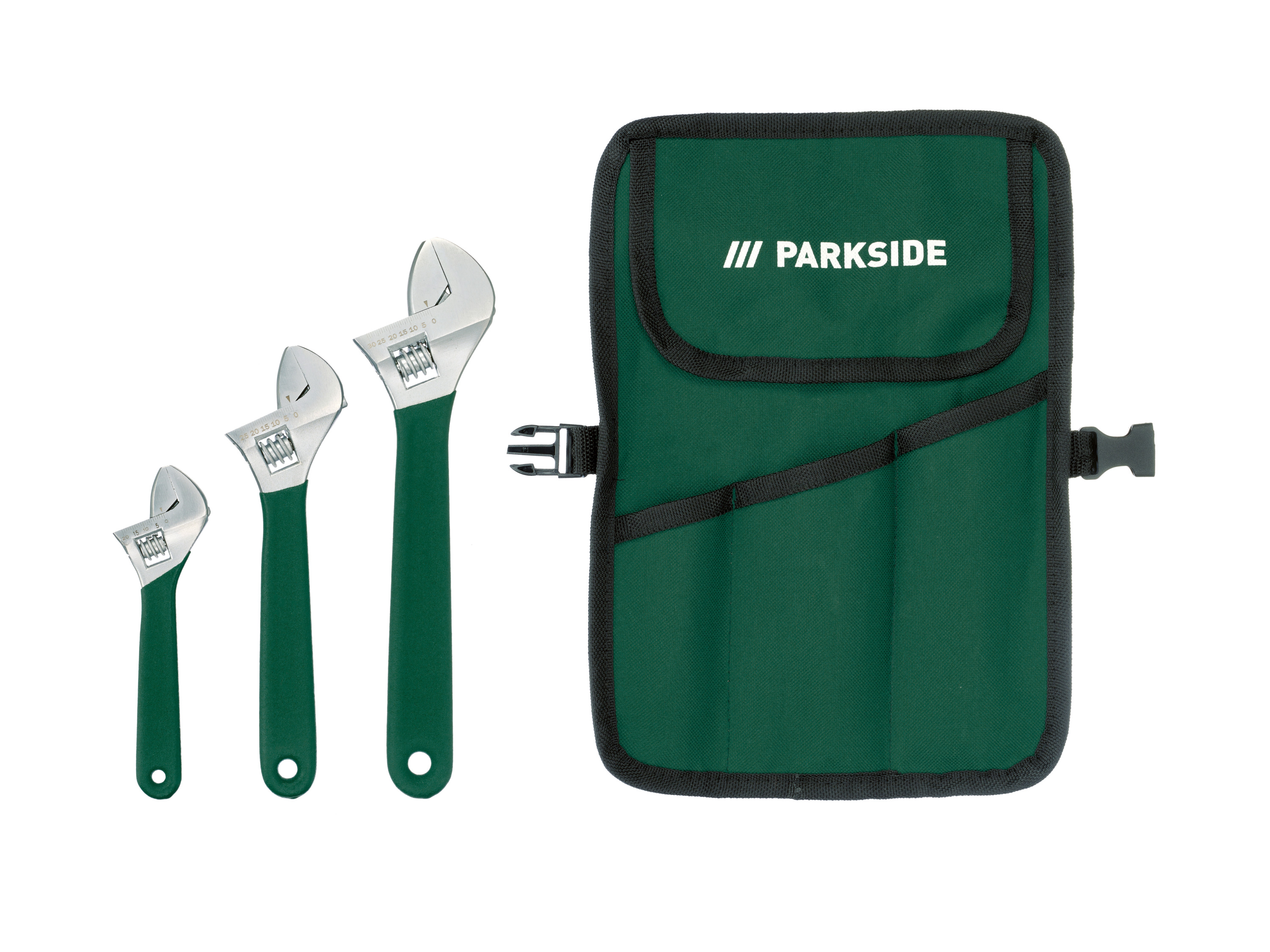 PARKSIDE® Rollgabelschlüssel-/Wasserpumpenzangen-Set (Rollgabelschlüssel-Set 3-tlg)