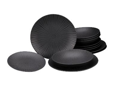 Creatable Tafelservice »Vesuvio Black«, 12-teilig