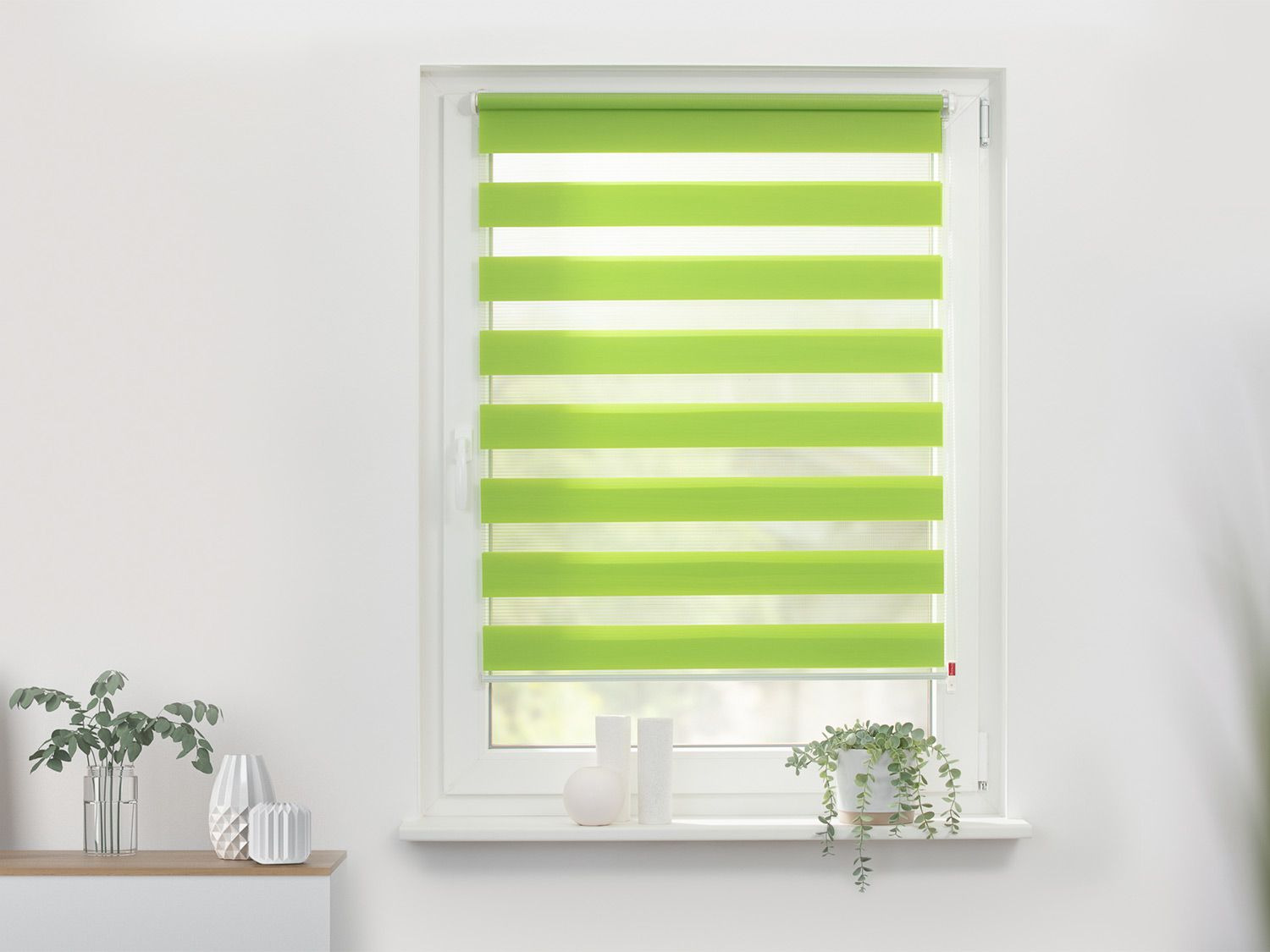 Thumbnail - Lichtblick Duo Rollo Klemmfix, ohn, Grün, 50x150 cm (Grün, 50x150 cm)