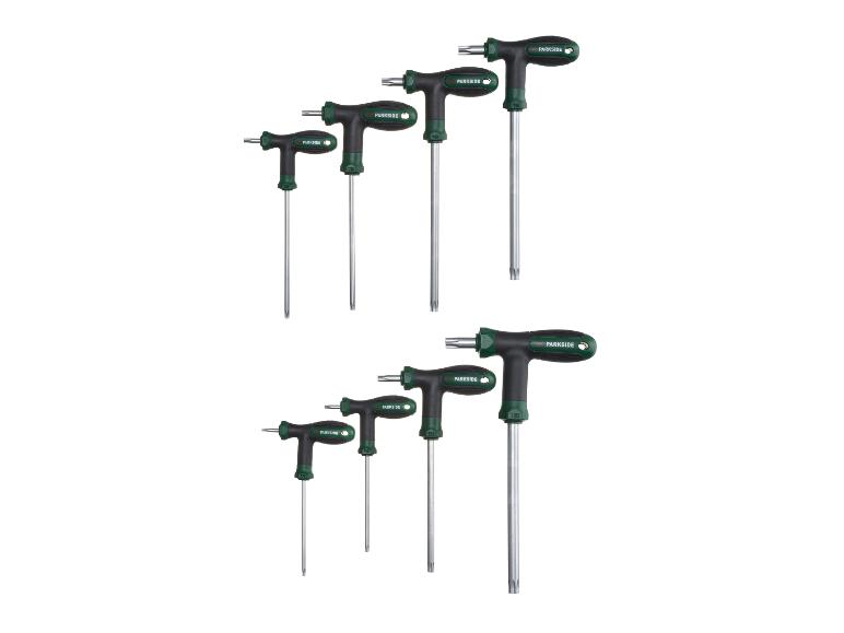 Set Parkside Torx T-Griffschlüssel in verschiedenen Größen.