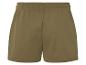 Khaki Shorts mit elastischem Bund.