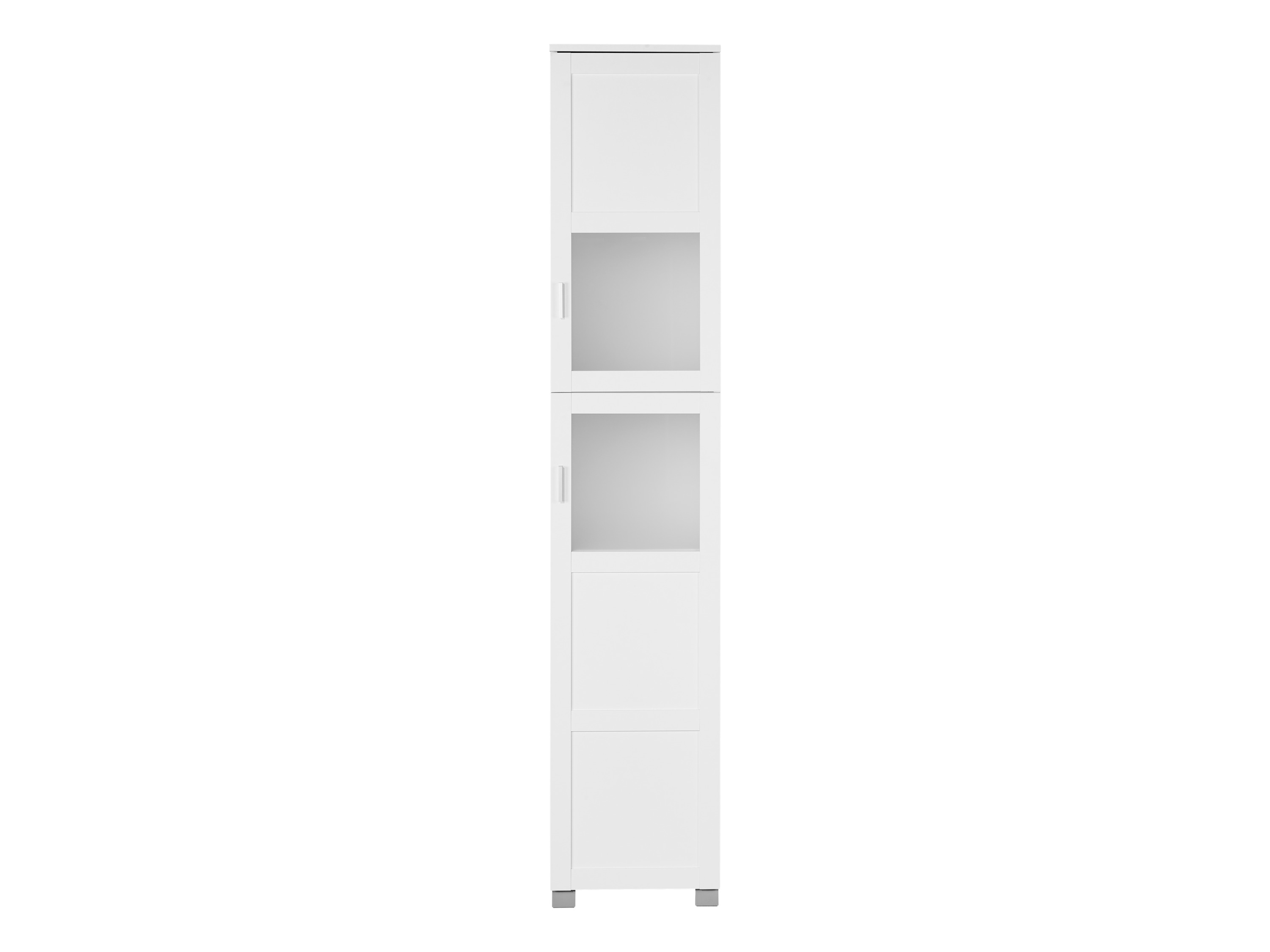 LIVARNO HOME Bad-Hochschrank »Basel«, mit 2 Glasrahmentüren""