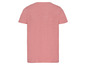 Ein rosafarbenes T-Shirt mit kurzen Ärmeln