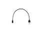 Kurzes schwarzes USB-A zu USB-C Kabel.
