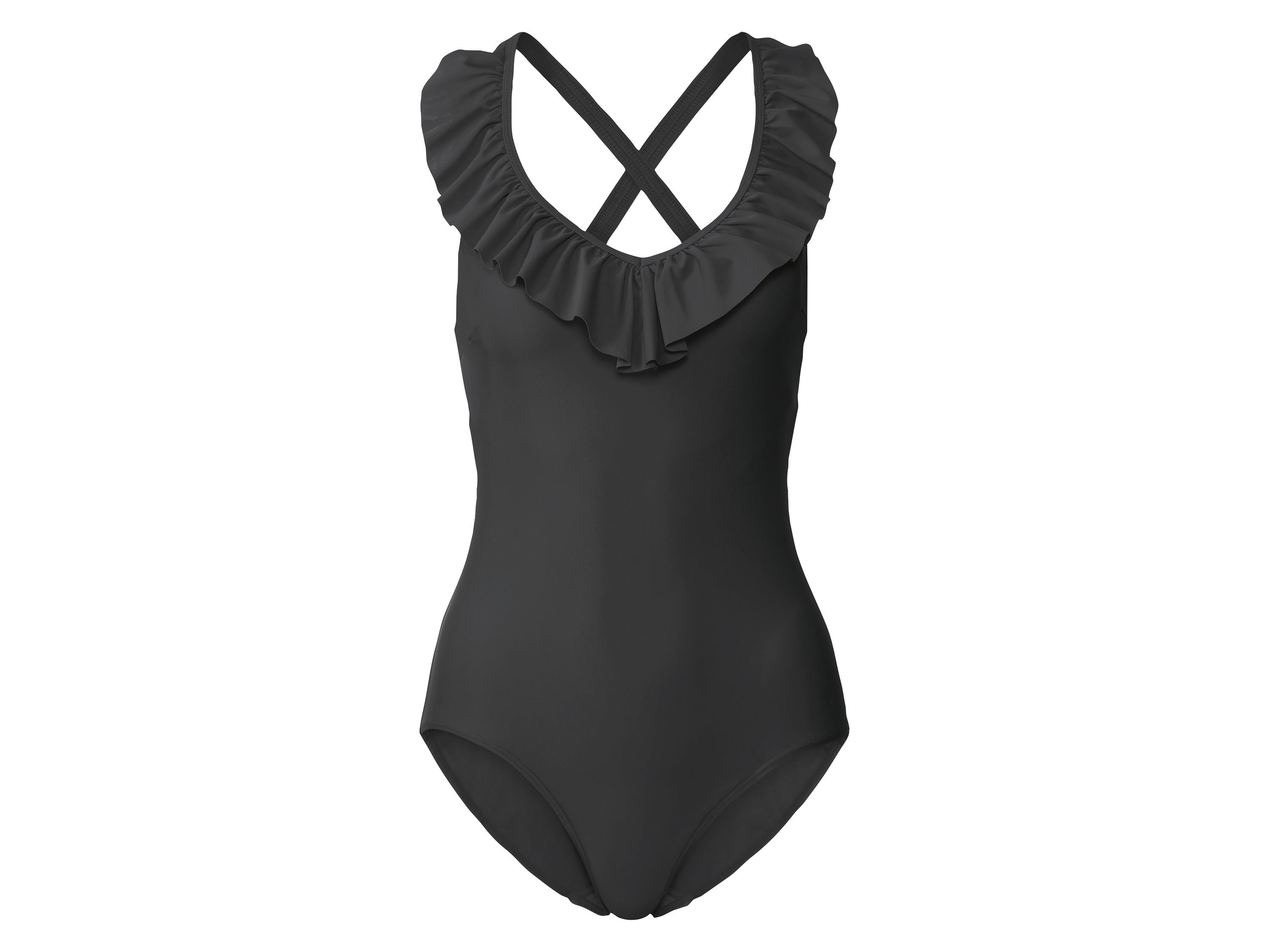 esmara® Damen Badeanzug (Schwarz, 42) | 04055334751100