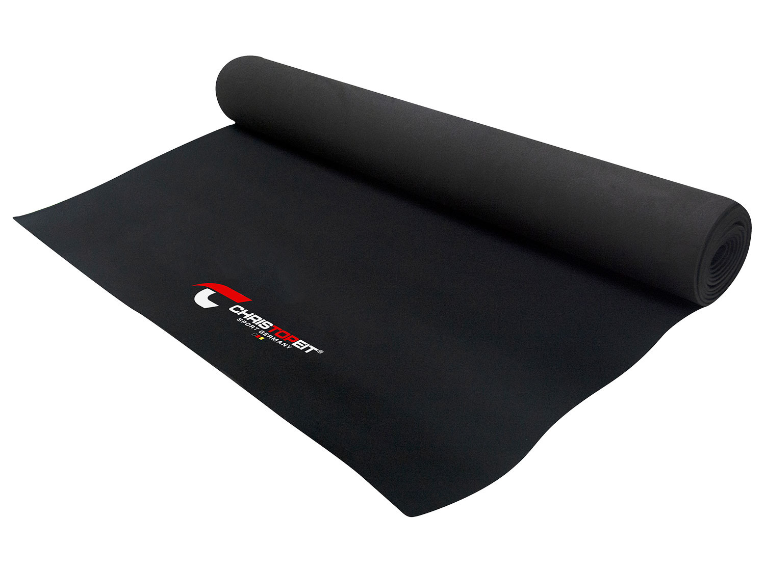 Bodenschutzmatte für Fitnessgeräte - Grösse L - 100 × 200 cm