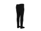 Schwarze gerippte Strumpfhose für Babys oder Kleinkinder, Seitenansicht.