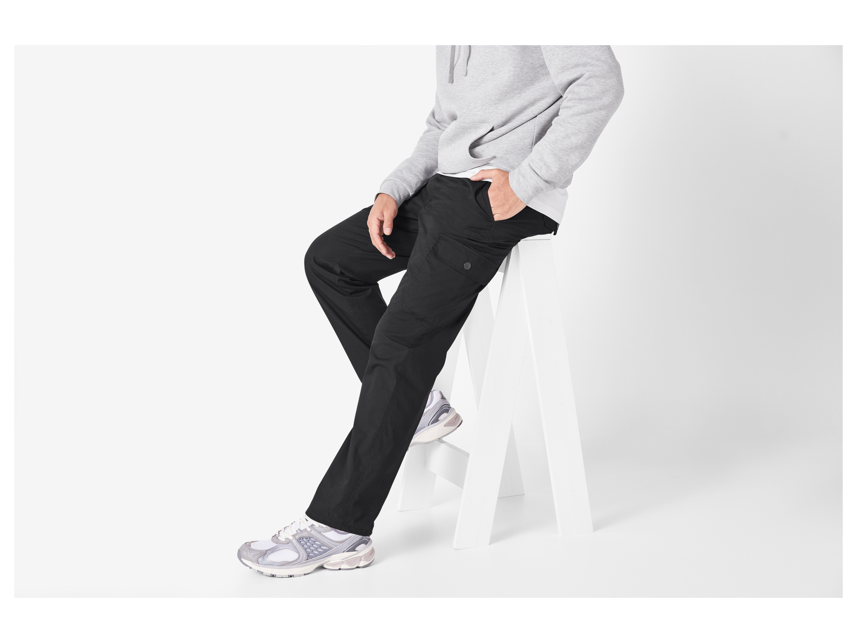 ESMARA MEN Herren Thermo-Cargohose (Schwarz, XXL (60/62)) – Bild 2 von 4