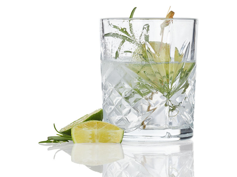 Gehe zu Vollbildansicht: ERNESTO Longdrink-Glas / Gin- Whiskey-Wasser Glas, 4 Stück, spülmaschinengeeignet - Bild 12