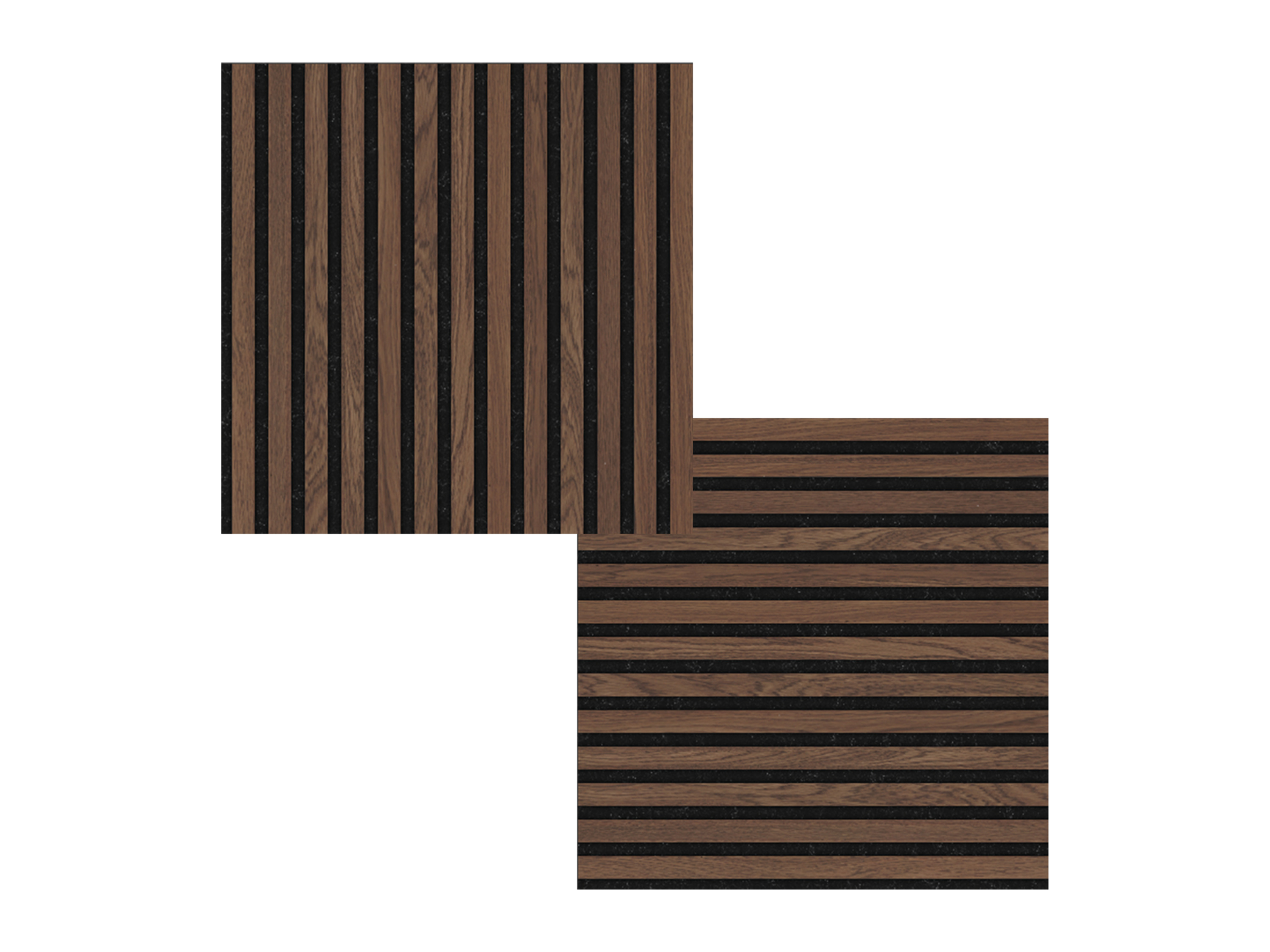 FIBROTECH® Square Akustikpaneele FSC zertifiziert Inhalt. 2 Stück, 52x52x2,2 cm (smoked oak)
