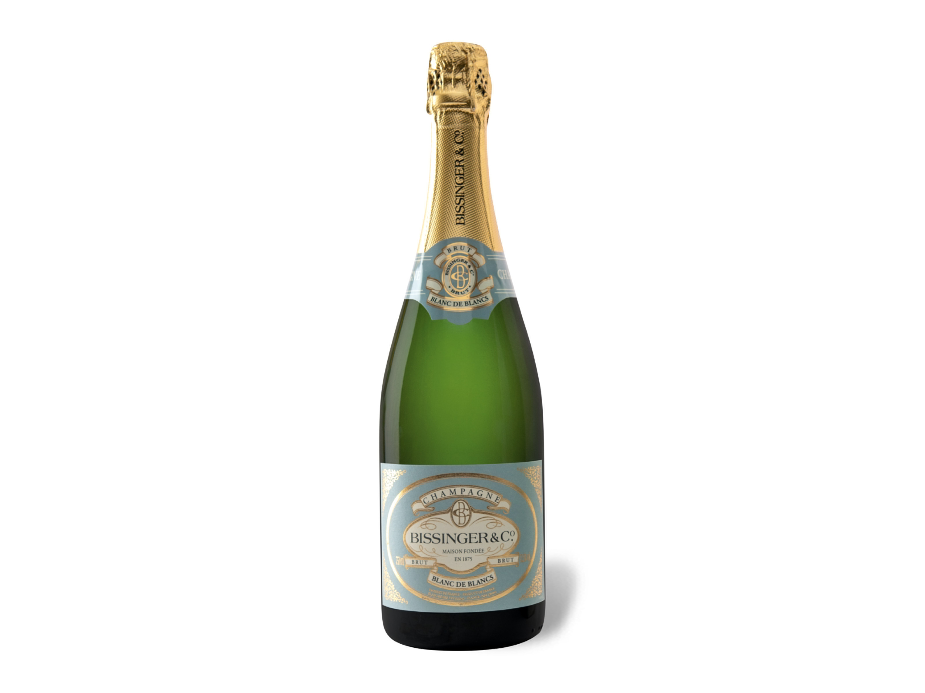 Bissinger Blanc de Blancs brut, Champagner | 03253950000324