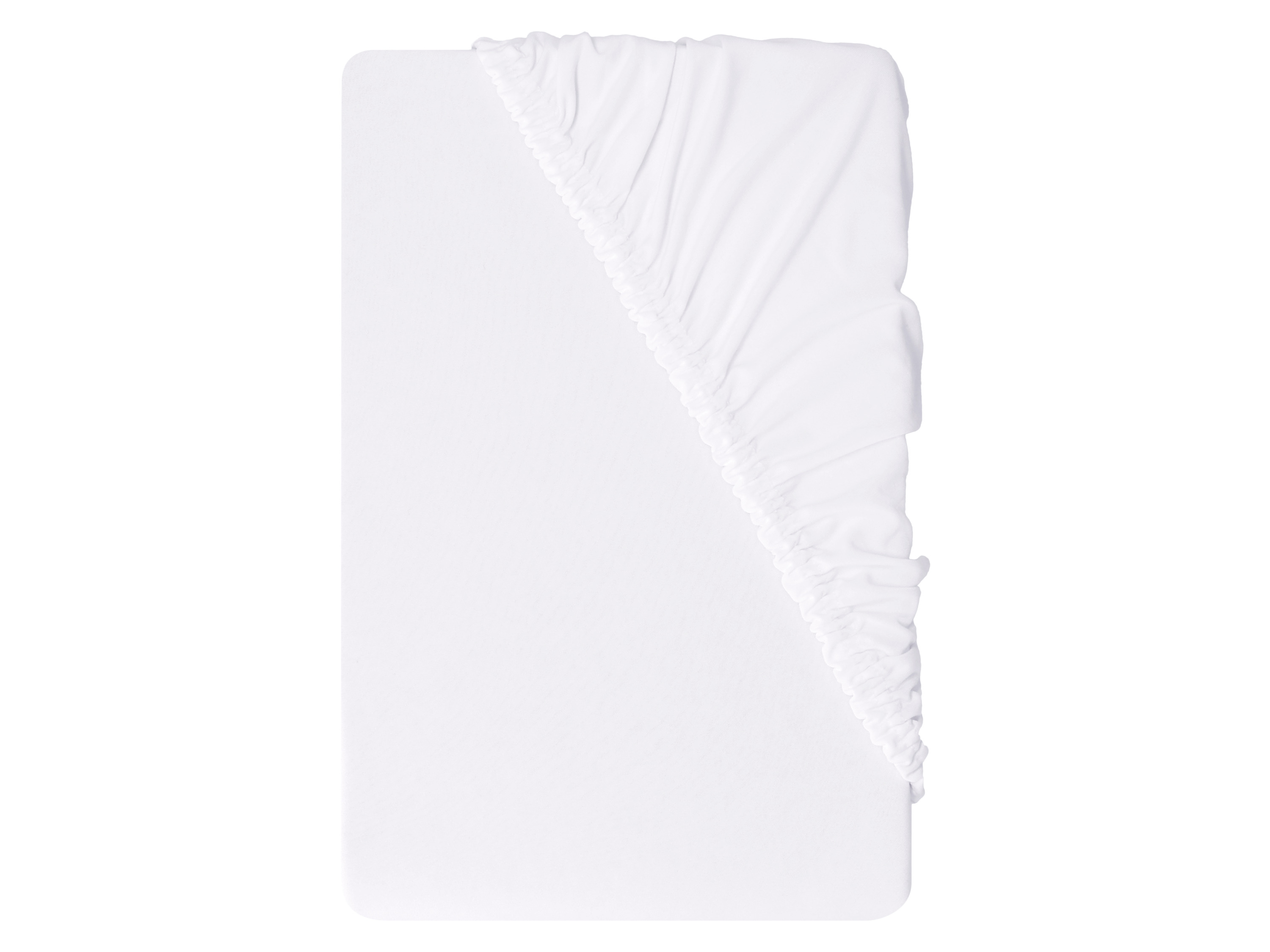 Thumbnail - LIVARNO® Jersey-Spannbettlaken-Set, 2 Stück, 90-100 x 200 cm (Weiß)